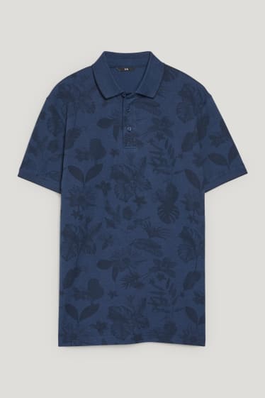 Hommes - Polo - bleu foncé