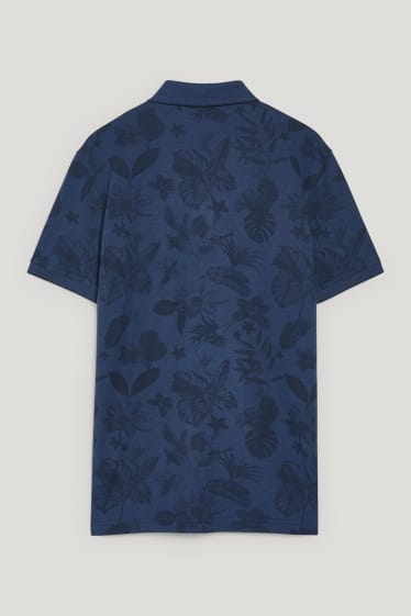 Hommes - Polo - bleu foncé