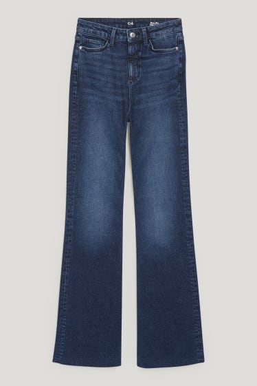 Mujer - Flared jeans - high waist - LYCRA® - vaqueros - azul