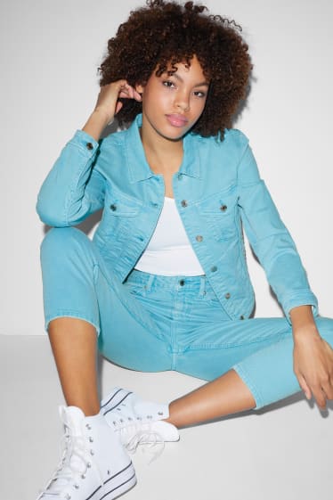 Clockhouse Girls - CLOCKHOUSE - Jeansjacke - türkis