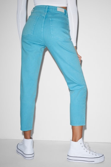 Clockhouse Girls - CLOCKHOUSE - Mom Jeans - High Waist - türkis
