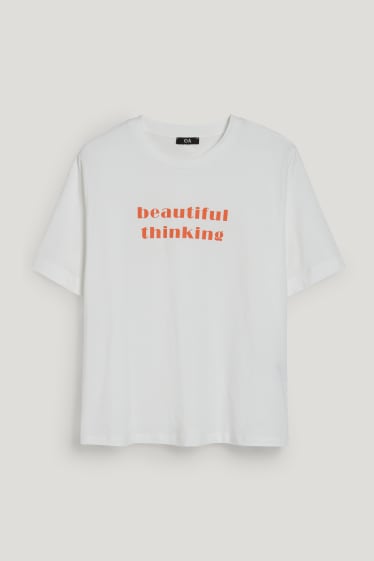 Femmes - T-shirt - blanc