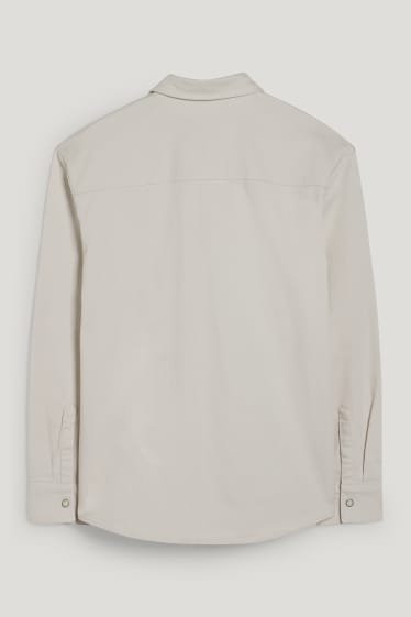 Clockhouse nen - Camisa - relaxed fit - kent - beix clar