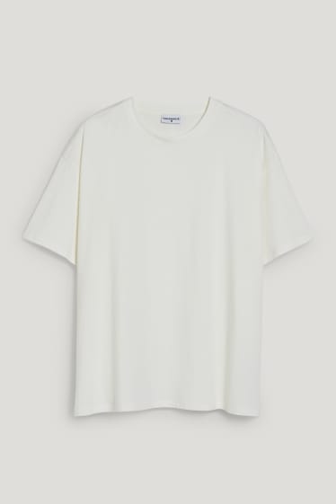 Donna - CLOCKHOUSE - t-shirt - bianco crema