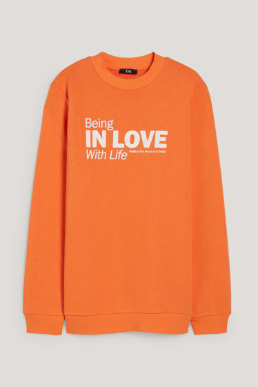 Damen - Sweatshirt - orange