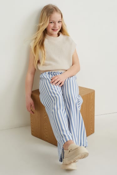 Kids Girls - Vestă pulover - alb-crem