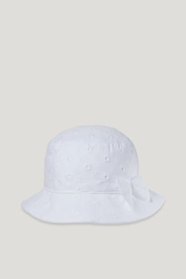 Baby Girls - Baby hat - white