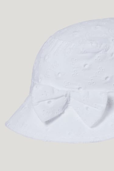 Baby Girls - Baby hat - white