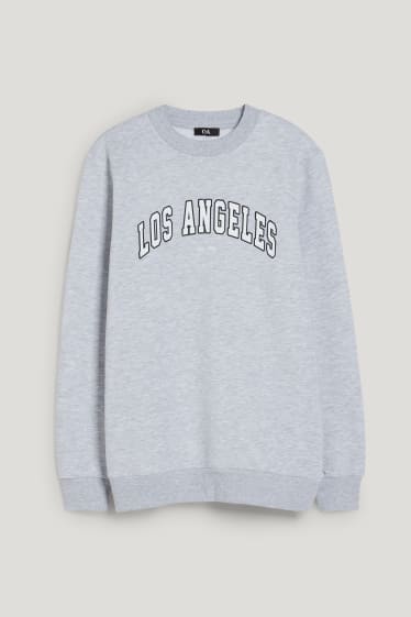 Damen - Sweatshirt - hellgrau-melange
