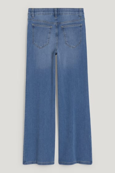 Nena - Wide leg jeans - texà blau clar