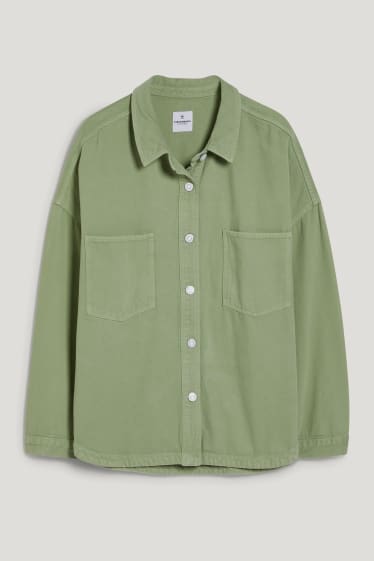 Clockhouse femme - CLOCKHOUSE - veste-chemise - vert clair