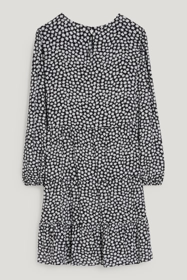 Damen XL - CLOCKHOUSE - A-Linien Kleid - schwarz