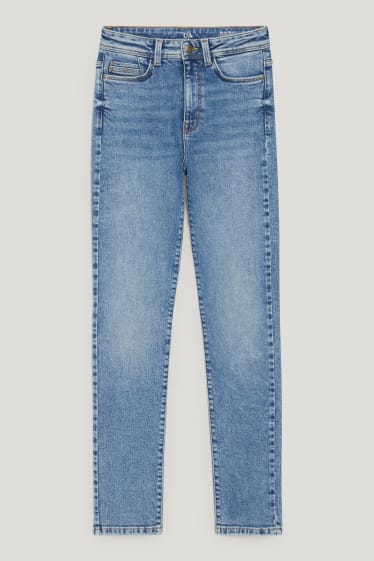 Damen - Slim Jeans - High Waist - LYCRA® - jeans-hellblau