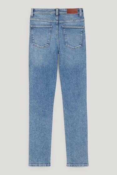 Damen - Slim Jeans - High Waist - LYCRA® - jeans-hellblau