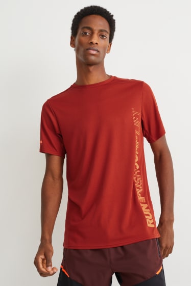 Uomo - Maglia tecnica - arancio scuro