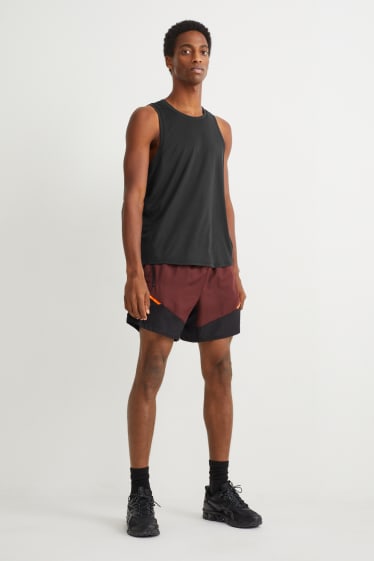 Uomo - Top sportivo - nero
