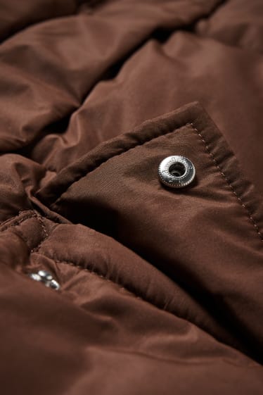 Damen XL - CLOCKHOUSE - Steppjacke mit Kapuze - braun