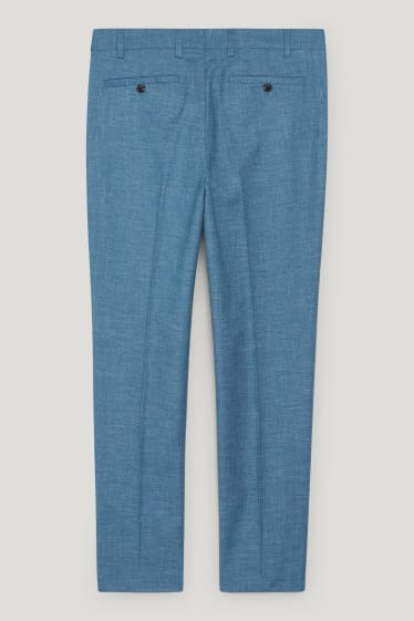 Herren - Baukasten-Hose - Slim Fit - Stretch - LYCRA® - türkis