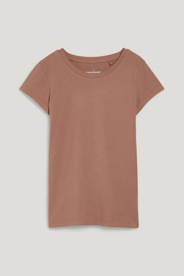 Clockhouse Girls - CLOCKHOUSE - Recover™ - T-Shirt - hellbraun