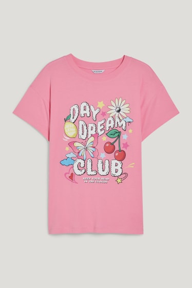 Clockhouse Girls - CLOCKHOUSE - T-Shirt - pink