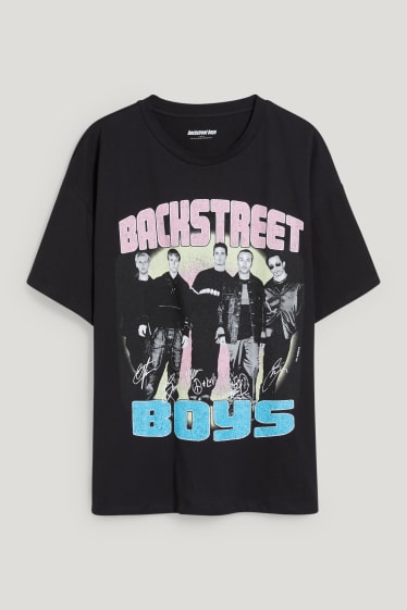 Dona XL - CLOCKHOUSE - samarreta de màniga curta - Backstreet Boys - negre