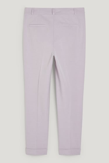 Dona - Pantalons formals - regular fit - 4 Way Stretch - violeta clar