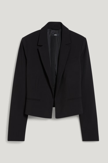 Dames - Blazer - regular fit - zwart