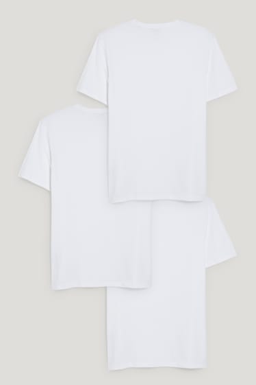 Herren - Multipack 3er - T-Shirt - weiss