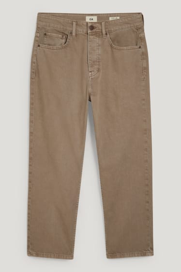 Clockhouse Boys - Crop regular jeans - bej
