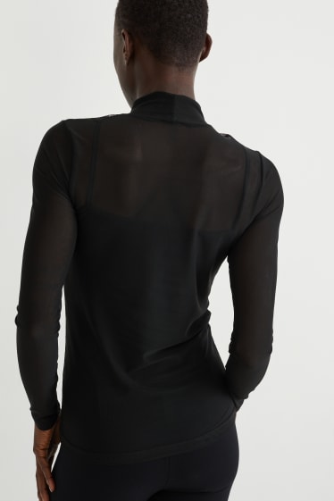 Dames - Longsleeve - zwart