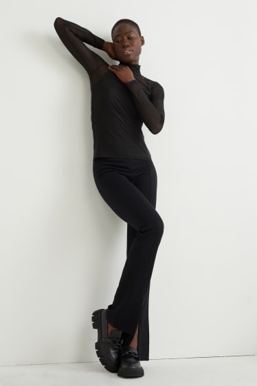 Dames - Longsleeve - zwart