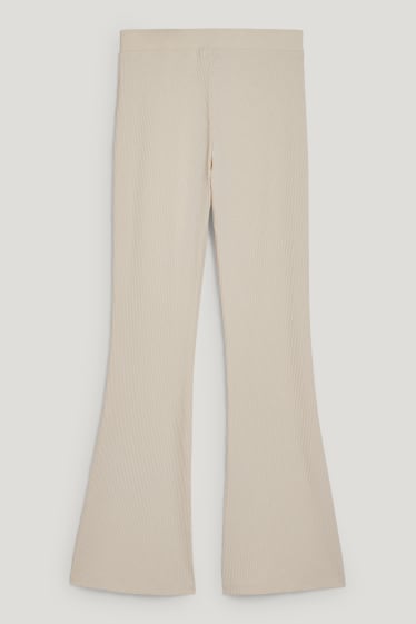 Clockhouse niñas - CLOCKHOUSE - pantalón de punto - comfort fit - beige claro