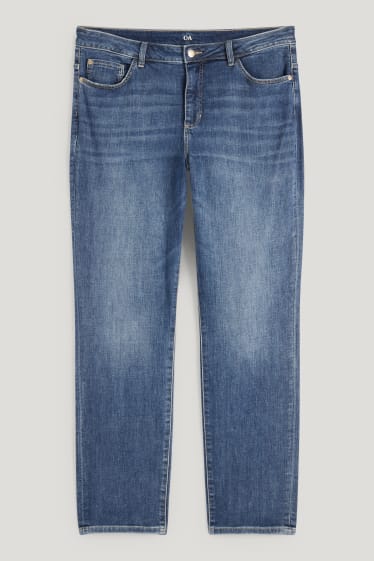 Donna - Straight jeans - vita media - LYCRA® - jeans blu