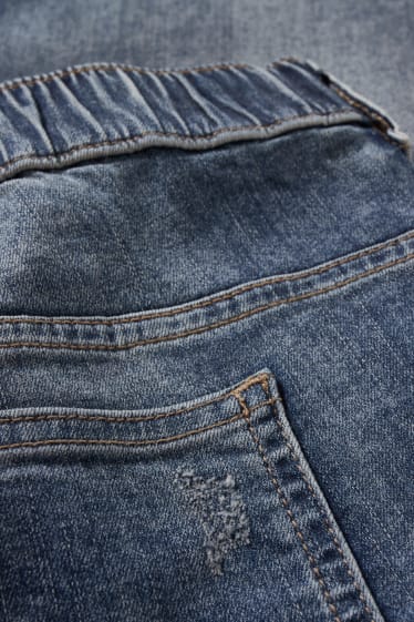Dames - Straight jeans - mid waist - LYCRA® - jeansblauw