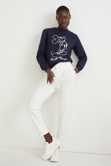 Damen - Sweatshirt - Micky Maus - dunkelblau