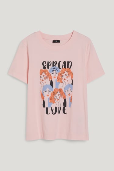 Dames - T-shirt - roze