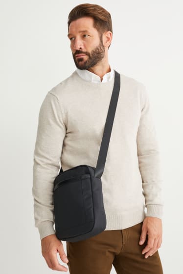 Men - Shoulder bag - black