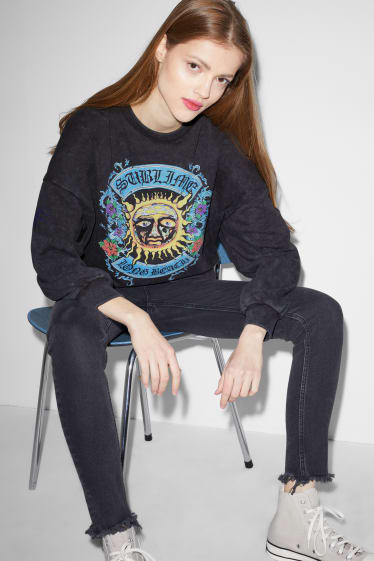Clockhouse femme - CLOCKHOUSE - sweat - Sublime - gris foncé