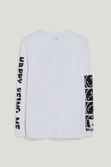 Clockhouse Boys - Long sleeve top - SmileyWorld® - white