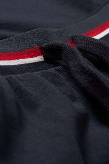 Heren - Pyjamashort - donkerblauw