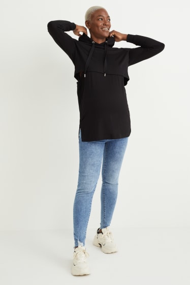 Femmes - Sweat à capuche d’allaitement - noir