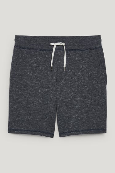 Herren - Sweatshorts - grau-melange