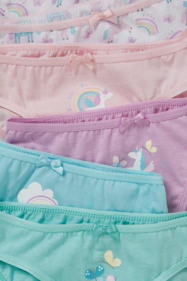 Toddler Girls - Multipack of 6 - briefs - mint green