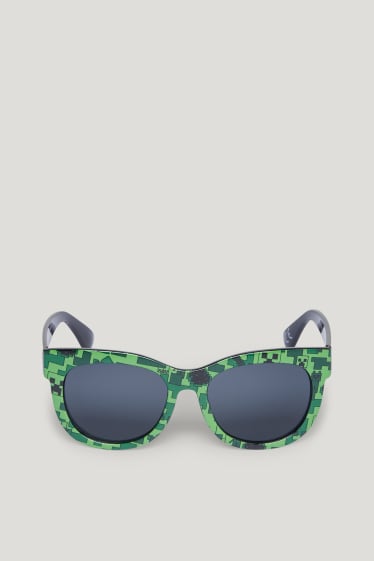 Niños - Minecraft - gafas de sol - verde