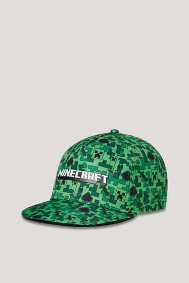 Garçons - Minecraft - casquette de baseball - vert