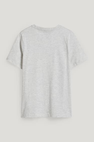 Reverskraag - Pokémon - T-shirt - licht grijs-mix