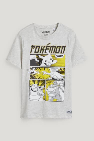 Reverskraag - Pokémon - T-shirt - licht grijs-mix