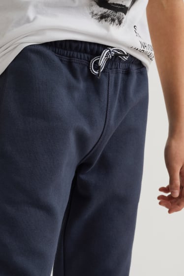 Băieți - Multipack 2 perechi - pantaloni de trening - albastru închis