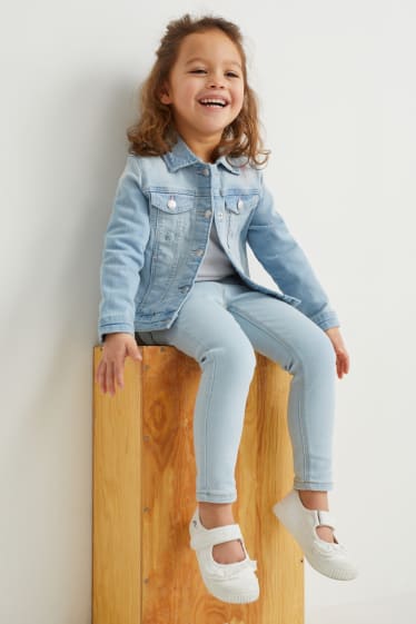 Toddler Girls - Einhorn - Jeansjacke - jeans-hellblau