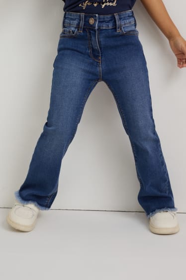 Małe dziewczynki - Flared jeans - dżins-niebieski